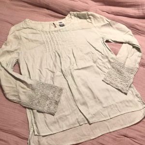 Old Navy Longsleeve Mint Top - Size XL (14)